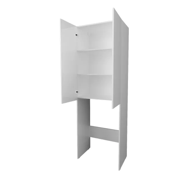 Шкаф 1Marka Wall 67 2д Белый глянец, изображение 2