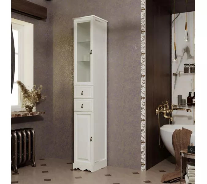 Пенал OPADIRIS Риспекто-30 левый/правый  слоновая кость, Выбрать цвет: Слоновая кость, Ориентация: Левая, изображение 5