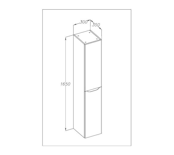 Пенал OPADIRIS Элеганс белый матовый левый/правый, Ориентация: Левая, изображение 5