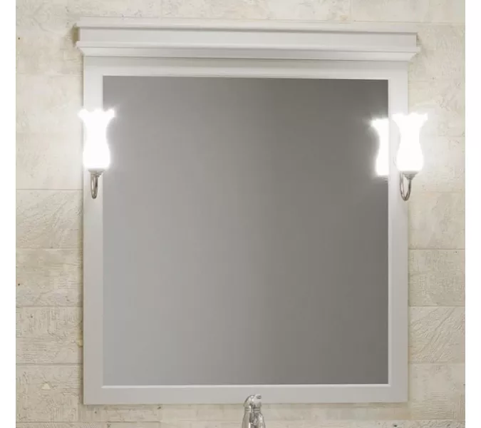 Зеркало со светильниками OPADIRIS Борджи слоновая кость, Выбрать цвет: Слоновая кость, изображение 5