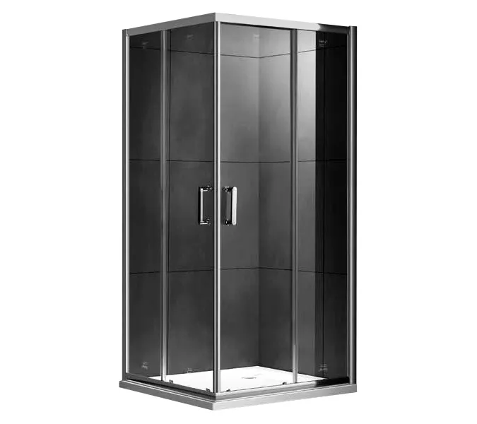 Душевой уголок Gemy Victoria квадратный поддон прозрачное стекло, Цвет стекла: прозрачное, Выбрать размер: 100x100