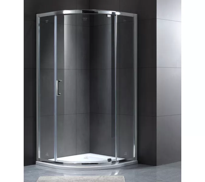 Душевой уголок Gemy Sunny Bay S28061  четверть круга  80х80, изображение 2