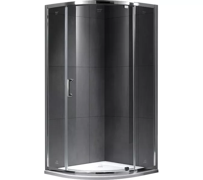 Душевой уголок Gemy Sunny Bay S28061  четверть круга  80х80
