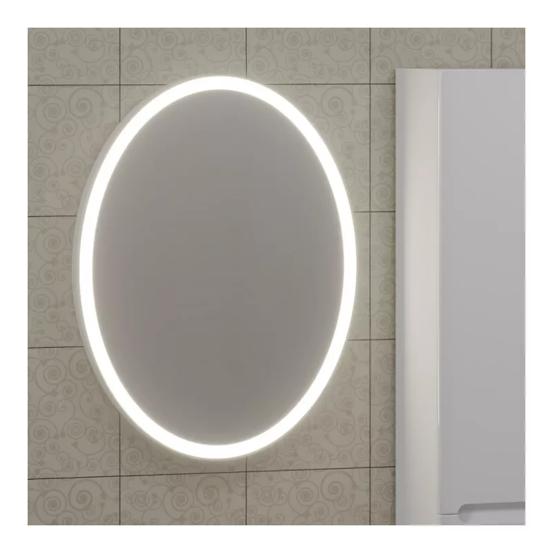 Мебель для ванной: Зеркало с LED-подсветкой СанТа  Луна 1 в магазине Акватория