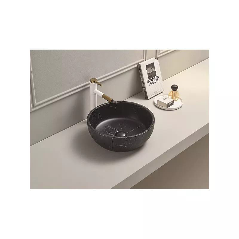 Санфаянс: Раковина для ванной накладная круглая CeramaLux C1111 1 в магазине Акватория