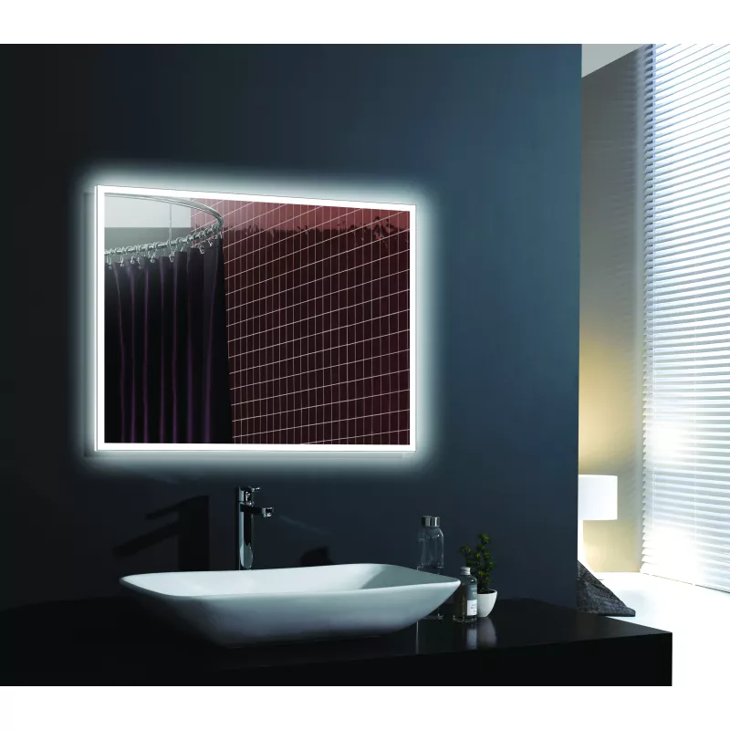 Мебель для ванной: Зеркало со встроенной подсветкой Esbano ES-2632 KD 100х80 1 в магазине Акватория