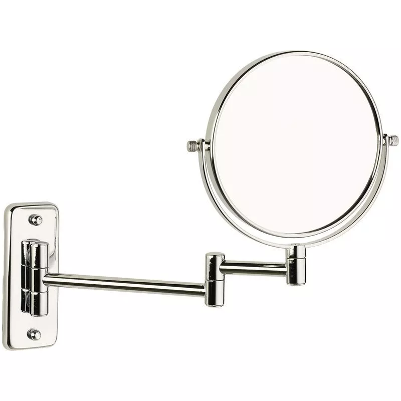 Аксессуары: Sanibano  настенное круглое косметическое зеркало (3x)   хром 1 в магазине Акватория