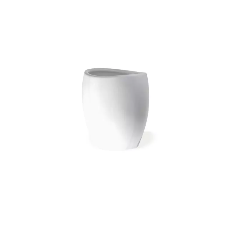 Аксессуары: Stil Haus Zefiro  настольный керамический стакан   белая керамика 1 в магазине Акватория