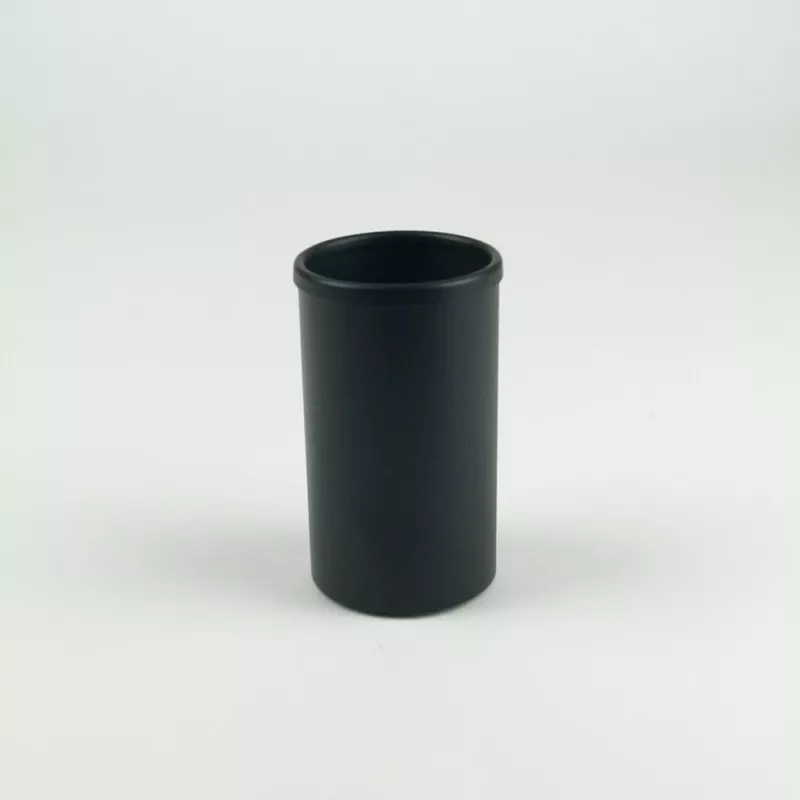 Аксессуары: Surya Metall  круглый металлический стакан для ватных палочек 5хh8 5 см   черный матовый 1 в магазине Акватория