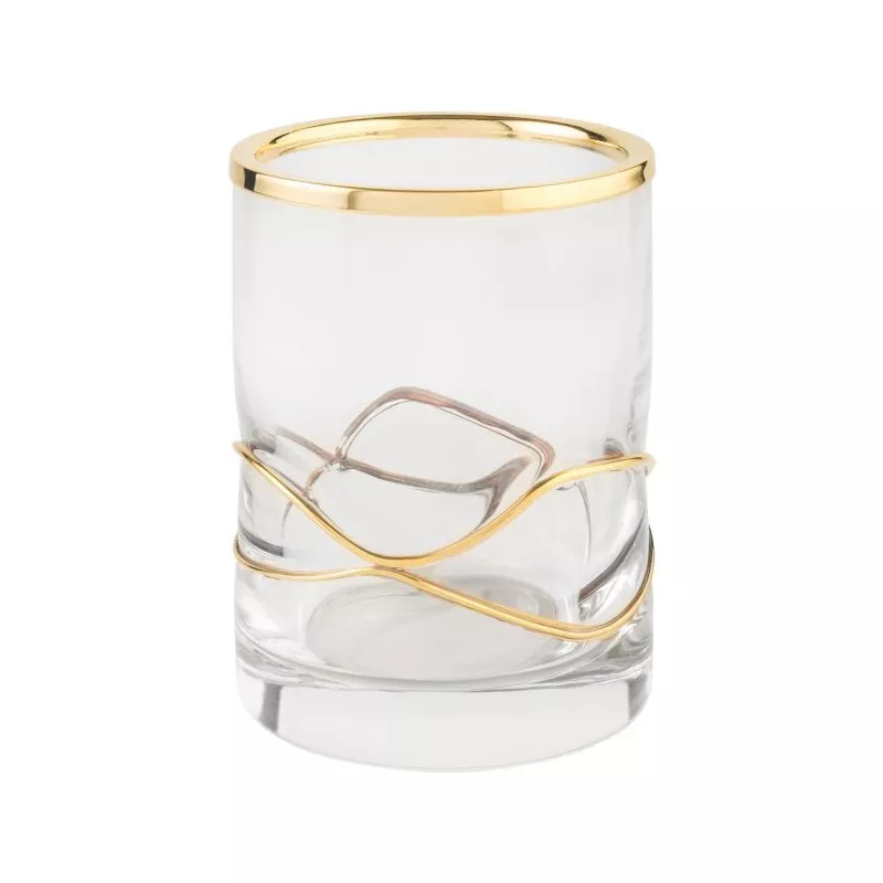 Аксессуары: Surya Crystal Stream  стакан   золото 1 в магазине Акватория