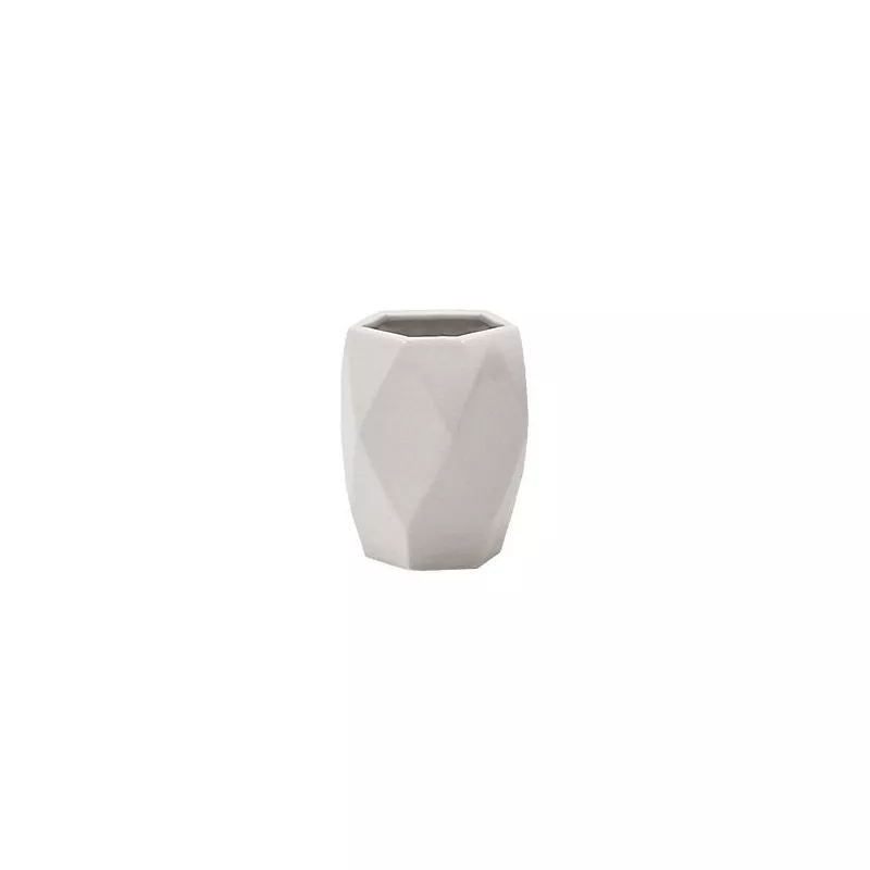 Аксессуары: Gedy G-Dalia  настольный керамический стакан  белая керамика 1 в магазине Акватория
