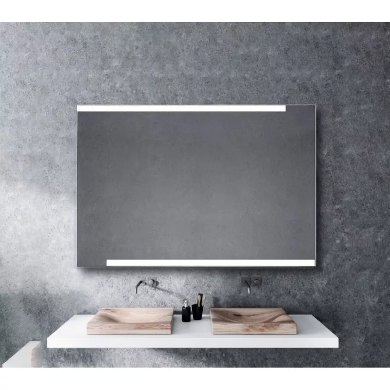 Мебель для ванной: Зеркало Xpertials OSNA 100х80 см 1 датчик вкл/выкл LED подсветки на полотне 1 в магазине Акватория