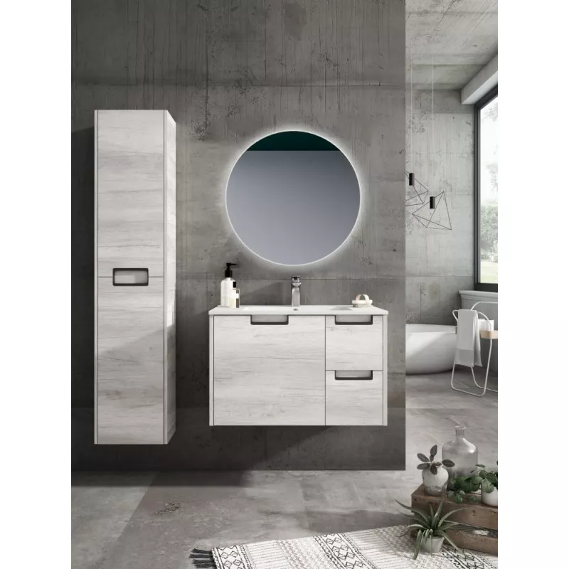 Мебель для ванной: Зеркало Xpertials SASER 60 см С LED подсветкой, с кнопкой вкл/выкл и антизапотевания на полотне 1 в магазине Акватория