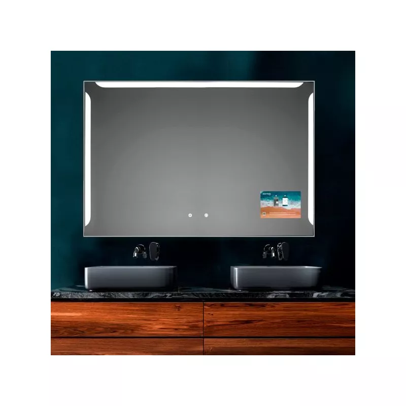 Мебель для ванной: Зеркало Xpertials ALICE Screen Mirror 120х80 см С LED подсветкой, датчиком вкл/выкл и ЖК экраном на полотне 1 в магазине Акватория